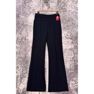 New Spanx Pants Large Tall Womens The Perfect Wide Leg Ponte Trouser